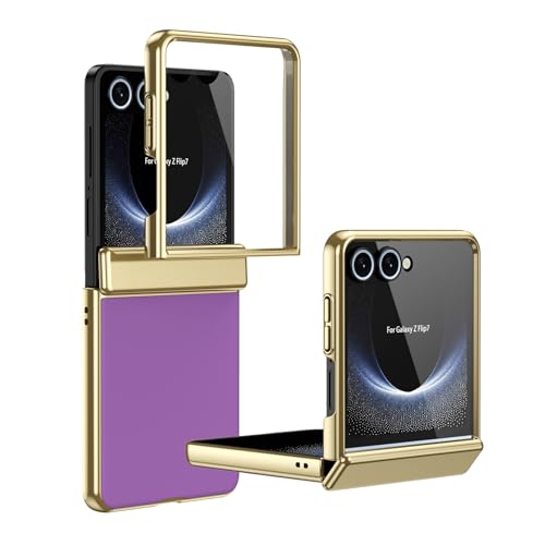Protection d'écran Samsung Galaxy Z Flip 7 5G coque violette pliable anti-choc