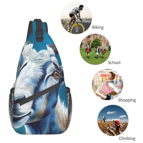 Mochila deportiva tipo sling negra para ciclismo y senderismo miniatura 5