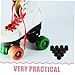 BESTonZON 10pcs Roller Skate Accessories Skating Pads Toe Plugs for Retro Roller Skates Shock Absorbing Stopping Kit for Girls Boys
