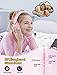 Voopwink Kids Headphones with Microphone, Wired Over Ear Headsets with Limited Volume 85dB/ 94dB for Boys Girls Teens Children Online School/Travel/iPad/Tablet/Cellphone