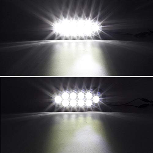 Luces Led Ovaladas Blancas para Trailer 6 Pulg miniatura 2