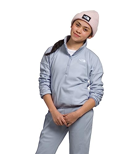 The North Face Girls' Glacier Fleece Pullover, Dusty Periwinkle, X-Large