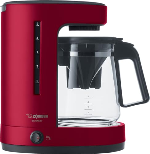 Image of Zojirushi EC-DAC50RA ZUTTO Coffee Maker 5 Cups, Red, PFAS-free