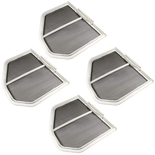HQRP 2-Pack Dryer Lint Screen Filter Catcher compatible with Whirlpool W10120998 W10120998VP W10049360 W10049370 W10178353 W10596627 8066170 8572268 3390721 1206293 Replacement