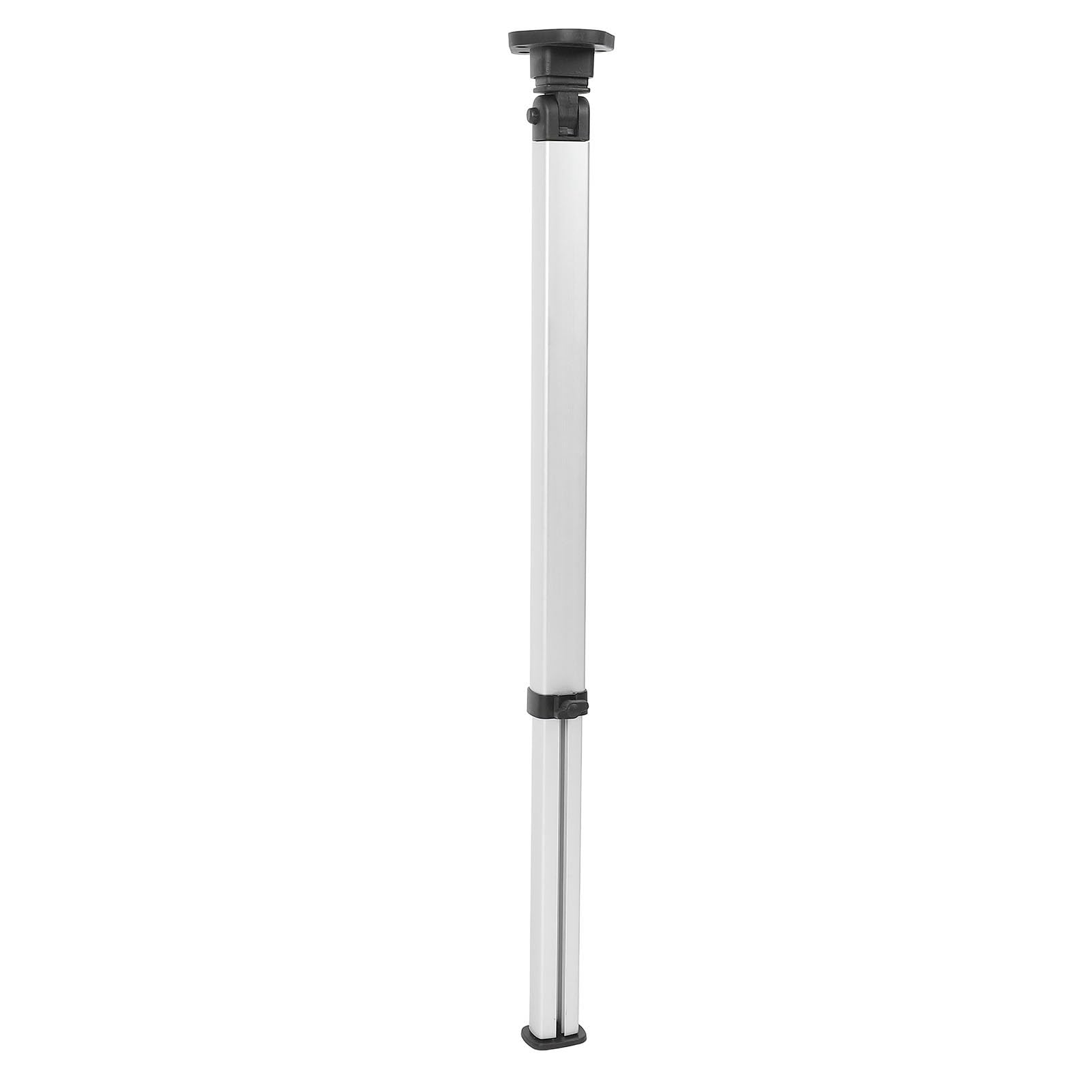 Tbest Gambe del Tavolo Pieghevole per Altezza Regolabile Gamba in Lega di Alluminio Telescopico con Design per Mobili per Yacht per Imbarcazione Argento 20,3 31.3in