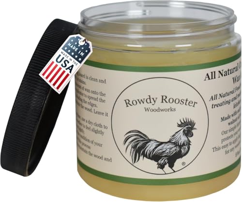Cutting Board Wax- Refined Walnut Oil and Beeswax, 8 fl.oz