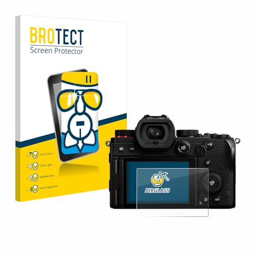 BROTECT Schutzglas für Panasonic Lumix DC-S5 / DC-S5D (2024) Schutzfolie Panzer Folie Glas Displayschutz Made in Germany [ 9H, Anti-Fingerprint]