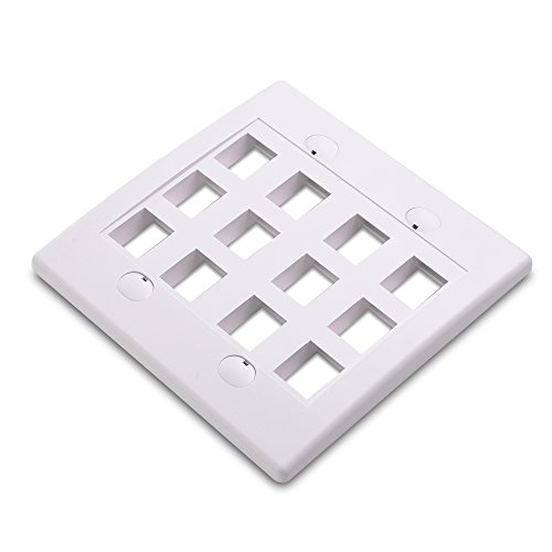 Cable Matters 180096x5 insertos keystone jack cat6a rj45 para rack y panel 4