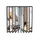 Wand Sichttafelsystem 10 Sichttafeln A4, Wandhalterung mit Sichttafeln zum Anschrauben an die Wand, für Lager Werkstatt Geschäft Betrieb Labor Büro usw (Schwarz)