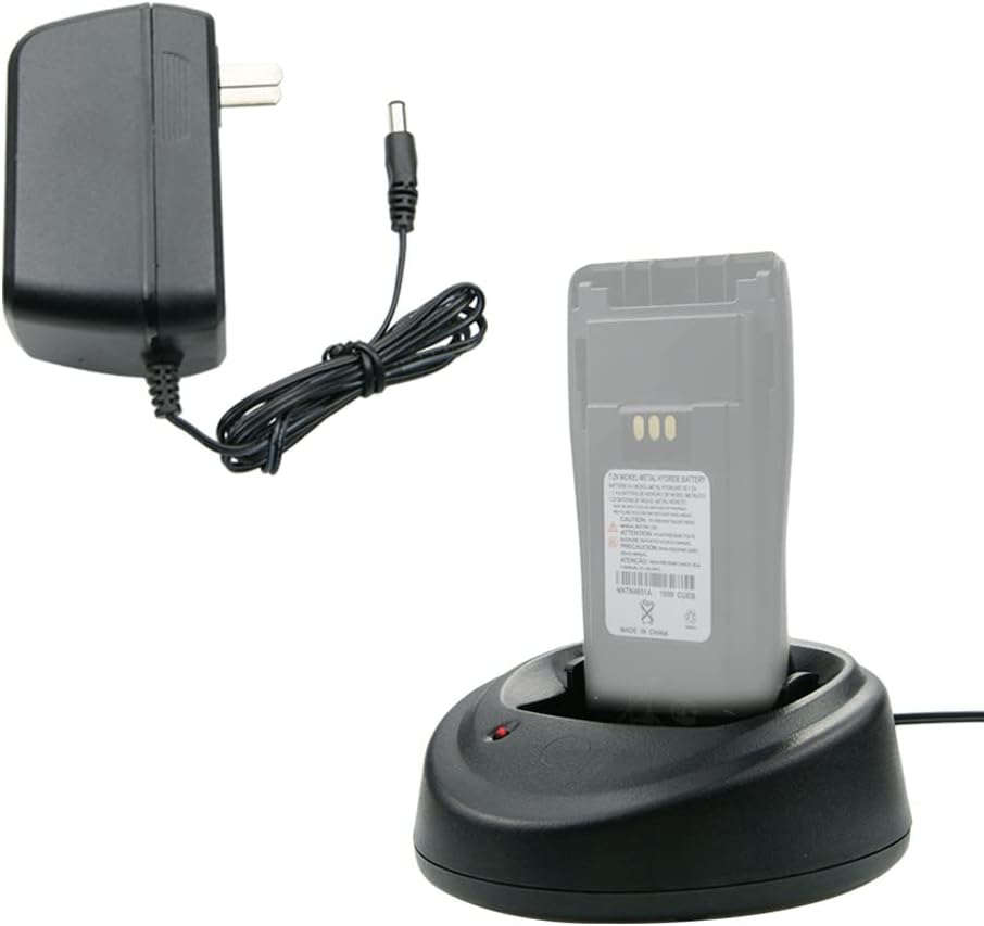 NNTN4497CR NNTN4970CR NNTN4851A PMNN4496 Battery Charger for Motorola CP040 CP140 CP150 CP160 CP180 CP340 EP450 PR400 Two Way Radio Rapid Battery Charger Base : Electronics