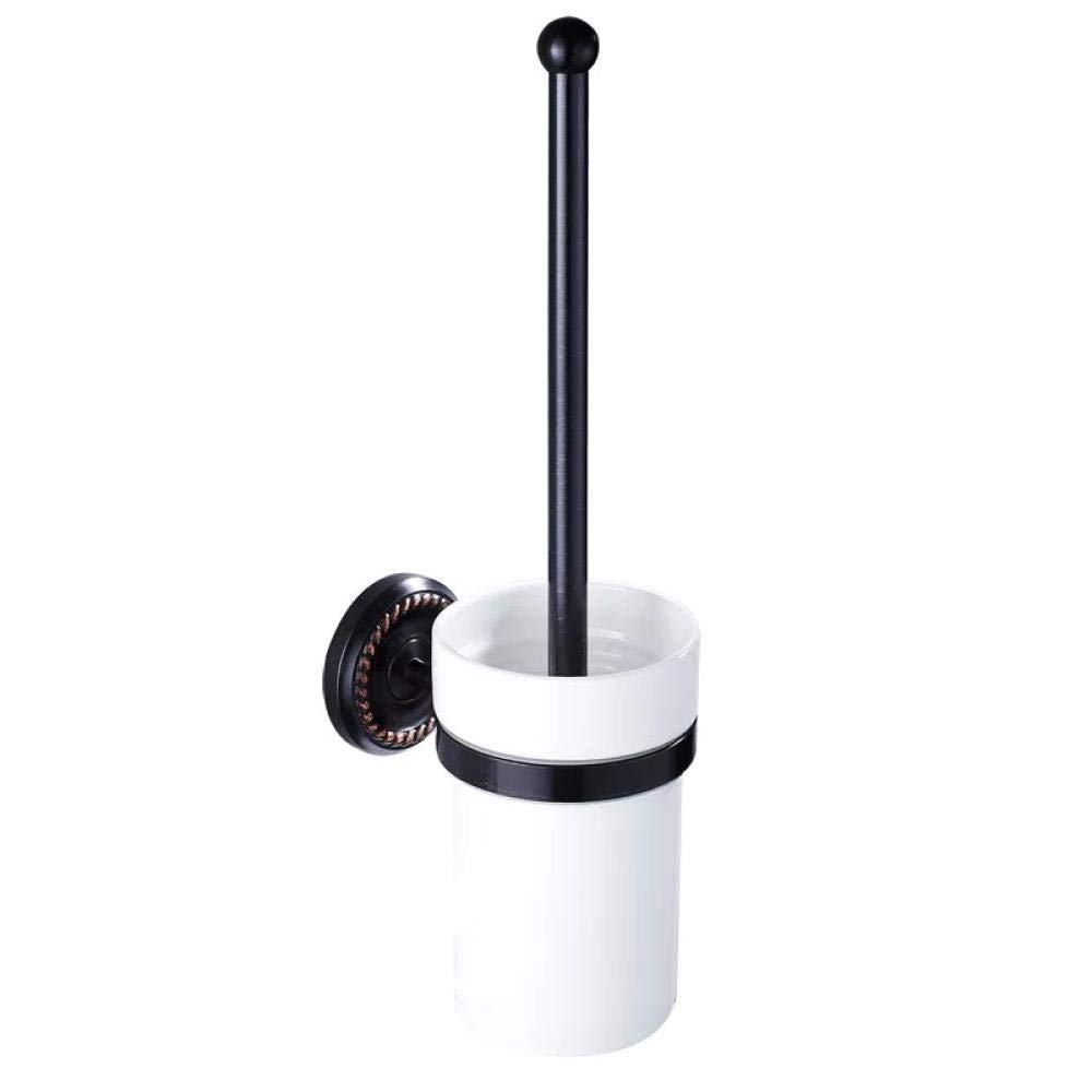 Wand WC-Bürste Bronze Bad WC-Bürstenhalter-Set Keramikbecher WC-Bürste und bracketntique_Bronze