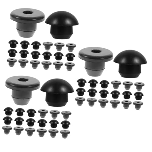 Tapón de aceite para gato hidráulico de piso de caucho negro PRETYZOOM 120 piezas
