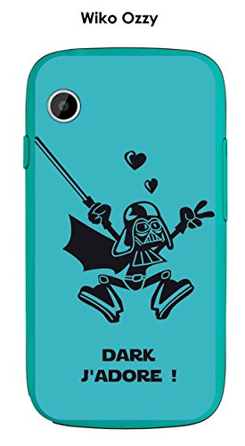Onozo Coque TPU Gel Souple Wiko Ozzy Design Dark