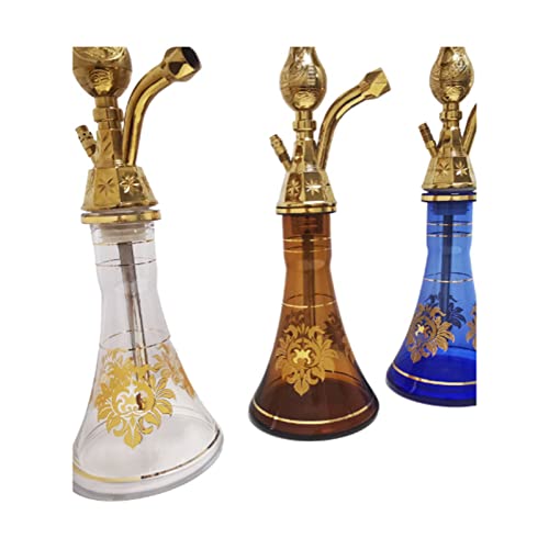 Tragbares Shisha-Set, Metall-Premium-Glas-Shisha-kit, Einfach zu Montieren, Moderne, Robuste Shisha-zubehör-Kombination… – Bild 4