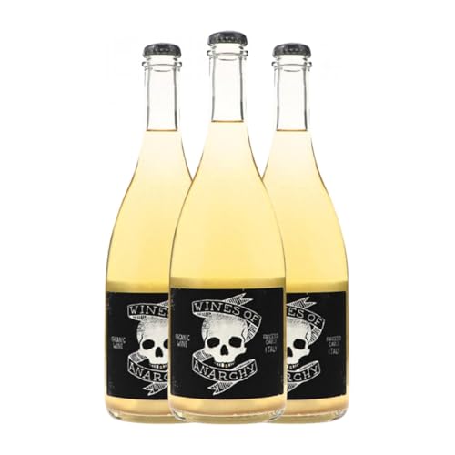 Cirelli Wines of Anarchy Frizzante Bianco Trebbiano Abruzzo 75 cl Espumoso blanco (Caja de 3 Botellas de 75 cl)