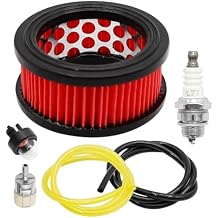 13030039730 Air Filter Replacement for Echo CS370 CS400 CS400F CS420 CS5000 Chainsaw with Spark Plug Primer Bulb, Replace # 90155 90109 90155Y