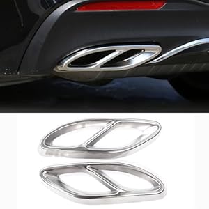 Diyucar 2x Auspuffblende Mercedes-Benz C GLC Klasse