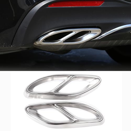 Diyucar 2x Auspuffblende Mercedes-Benz C GLC Klasse