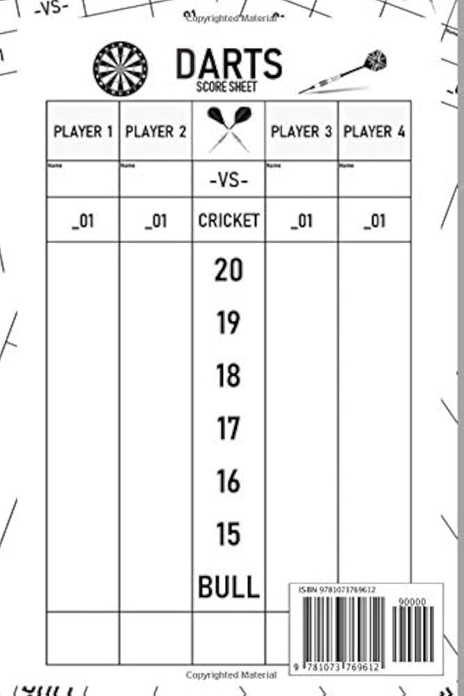 darts-score-sheets-darts-score-pads-dart-score-keeper-darts-game-perfect-scorebook-for-scorekeeping-size-6-x9-120-pages-mcneil-lori-9781073769612-amazon-com-books for Free Printable Dart Score Sheets Darts Score Sheets: Darts Score Pads | Dart Score Keeper | Darts Game | Perfect Scorebook for ScoreKeeping | Size : 6