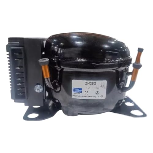 Compresor De 12 V 24 V CC Apto For Coche, Barco, Frigorífico, Congelador, Mini Frigorífico, Congelador, Compresor ZH25G35G(ZH35G)
