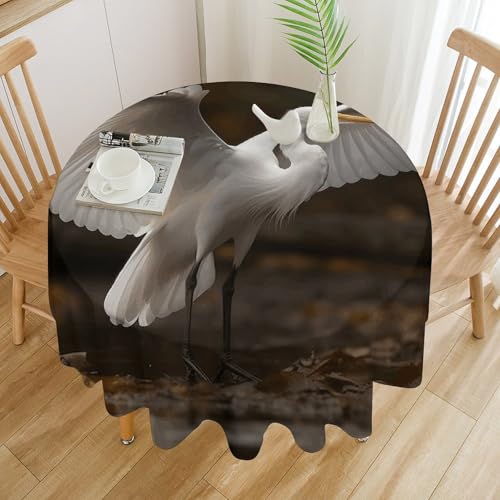 Nappe ronde 152 cm imperméable infroissable résistante aux taches - 4