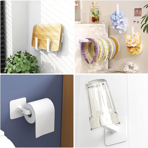 4 Stück Basecap Halterung Selbstklebende hut-halter Hutablage für Baseballkappen Wand Löcher Müssen Nicht Gestanzt Werden Basecap Halter für Baseball Kappe Schals Taschen (Weiß,Schwarz,grau）