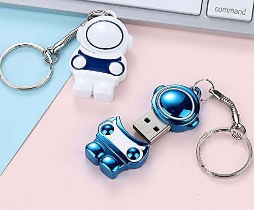 Miniatura 8 de Lindo astronauta astronauta personaje Flash Drive 64gb almacenamiento de datos regalo USB disco Pendrive