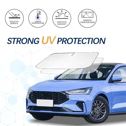Pare brise soleil pour Ford Focus MK2 MK3 MK4 bloque UV pliable