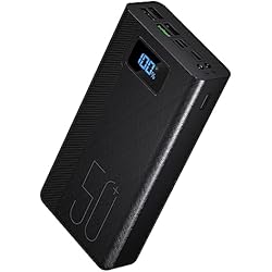 Cargador Portatil Para Celular Energizer 50000mAh Power Bank:22.5W Batería Externa de Carga rápida con Gran Capacidad y 5 Salidas y 3 entradas.