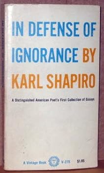 Paperback In defense of ignorance (A Vintage book) Book