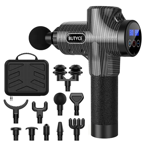 Deep muscle tissue massage gun for athletes, upgraded 3…