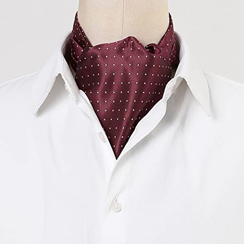 Cravate à pois pour homme accessoire de costume élégant en taille unique ajustable