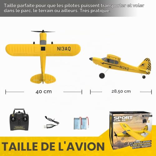 volantexrc Avion Télécommandé, Avion RC 3CH Sport Cub S2 pour Débutants – vue 7