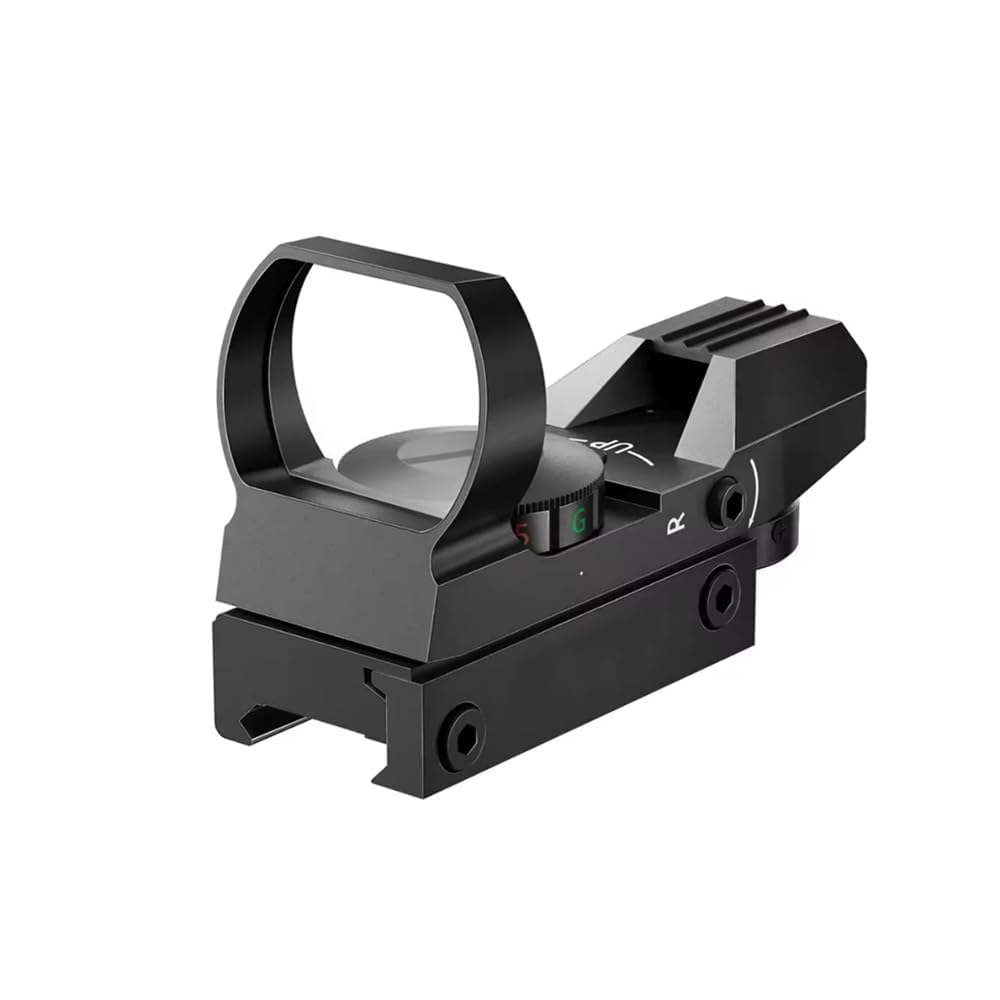 1X22X33 Red/Green Dot Pistol Sight with ABS 7/8" & Picatinny Mounting Base for G17 Handgun Combination Set