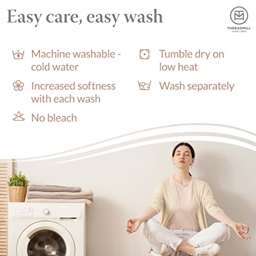 Threadmill Luxury Cotton Blankets For King Size Bed | All-Season Cozy 100% Cotton King Size Blanket | Criss Cross Soft & Lightweight Coverlet Fits California King Size Bed, 104X92 | Sage Green #TOP2