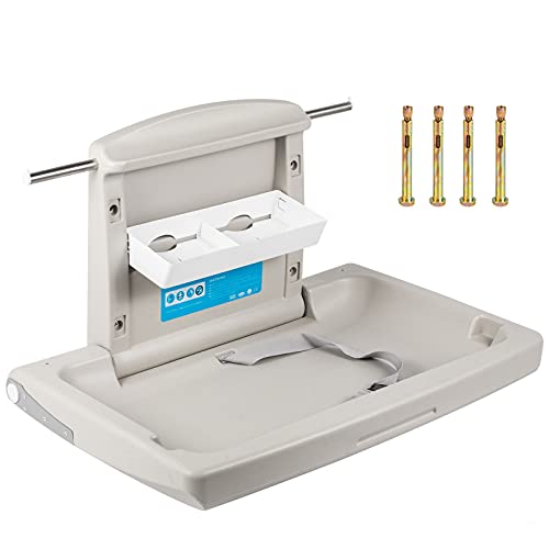 Table à changement bébé commerciale verticale pour table de toilettes pro