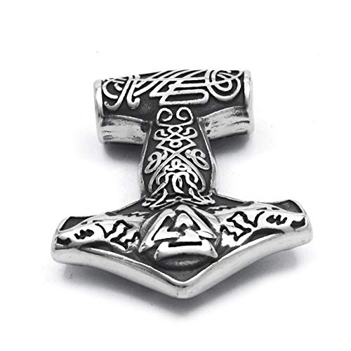 Triskele Triquetra Valknut Mjolnir Thors Hammer Necklace Pendant Stainless Steel Viking Accessories Norse Viking Jewelry Men3