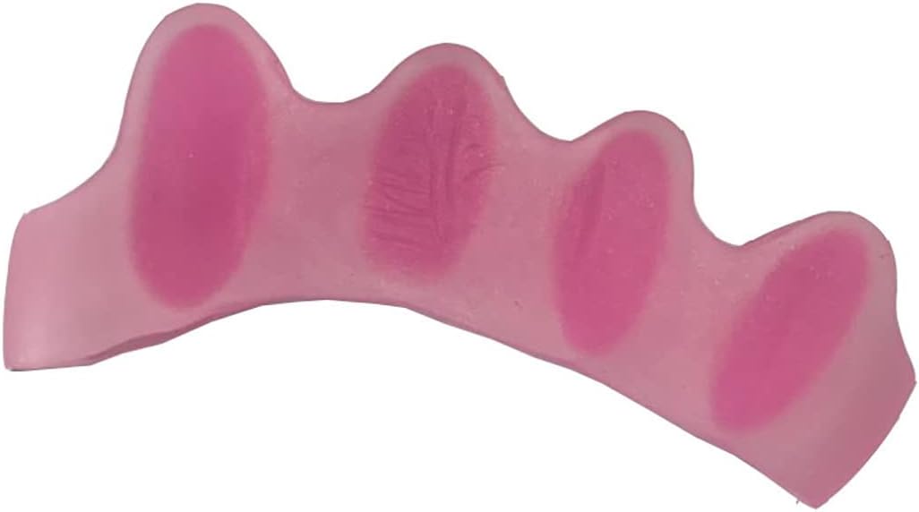 Gel Toe Separators - Bunion Corrector for Women & Men Orthopedic Bunion Splint & Big Toe Straightener for Hallux Valgus Day & Overnight Support (White)