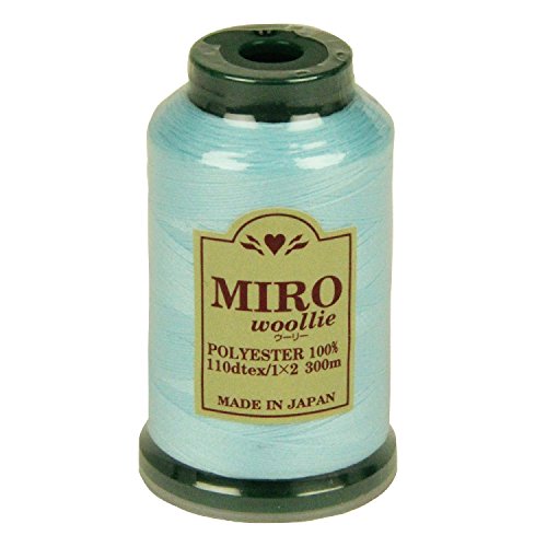 ミロ(MIRO) ウーリー ミシン糸 家庭用 110dtex 300m巻 色番号95 ポリエステル100% 熱や水に強い 日本製