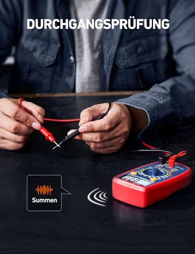 Multimeter AstroAI Digital mit Ohm Volt Ampere Spannung Tester