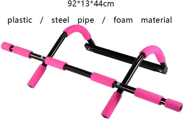 Home Use Indoor Pole for Pull Ups Without Drilling Holes for Men Women Fitness Equipment(White-Dinosaur Doodle4)