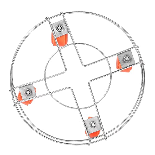 Image of Stainless Steel Gas Cylinder Trolley with 4 Wheels (Pack of 2)