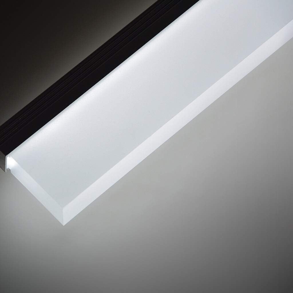 Espejo de maquillaje LED con iluminación para armario de baño, luces LED, brillo ajustable, diseño moderno, perfecto para aplicación de maquillaje y aseo