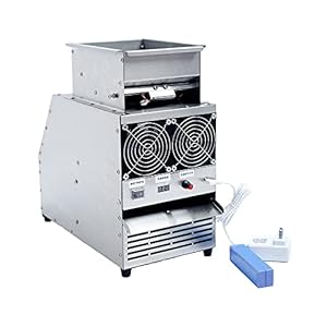 AC 100-240V Grain Thrower Electric Blown Shell Separator Grain Winnower Winnowing Machine Birds Feed Wind Sheller