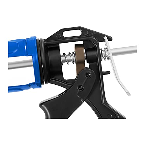 MSW MSW-AAH-01 Kitpistool 229 mm Siliconepistool Lijmpistool Siliconenkitpistool aluminiumlegering, afmeting 229 mm, 360 ° draaibaar - Afbeelding 3