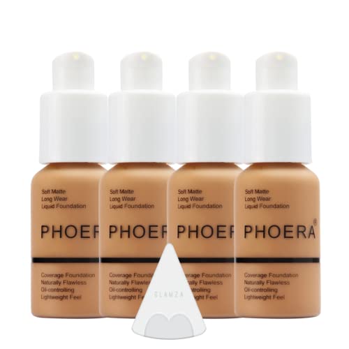Kit maquillage Phoera Glamza contrôle de l'huile et matité parfaite 24 heures