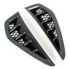 for Dodge Ram 1500 TRX 2021-2023 Carbon Fiber Black Side Door Air Vent Fender Cover Trim 2pcs Car Accessories