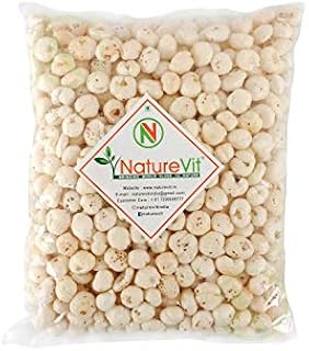 NatureVit Phool Makhana 500g [Big Size Fox Nuts]