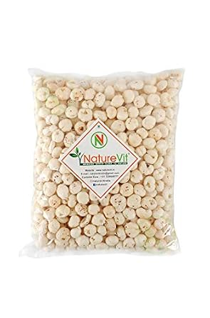 NatureVit Phool Makhana 500g [Big Size Fox Nuts]
