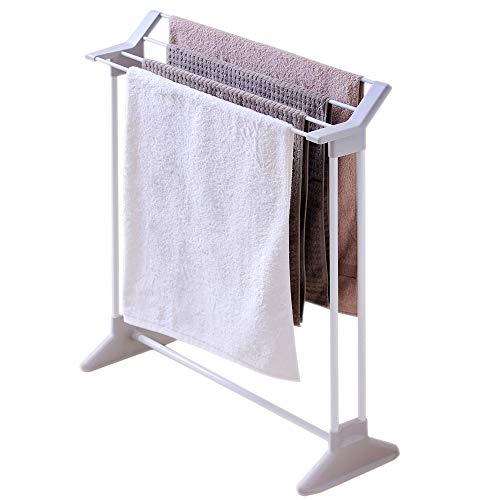 Iris Ohyama TH86KR Towel Stand White 4 Sheets